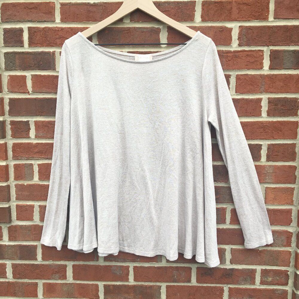 Altar'd State Top Small Tan Knit Flowy Lagenlook Boho Casual Minimalist